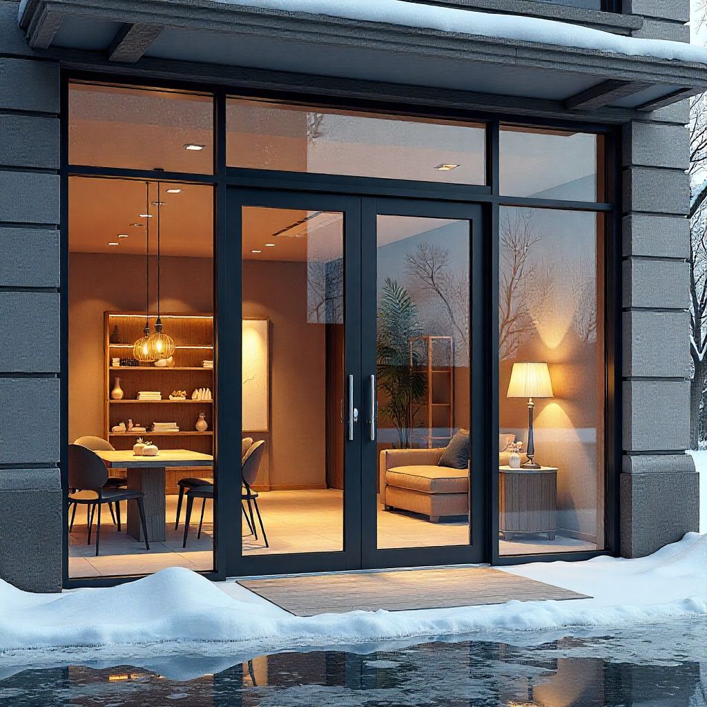 4 Glass Door Installation